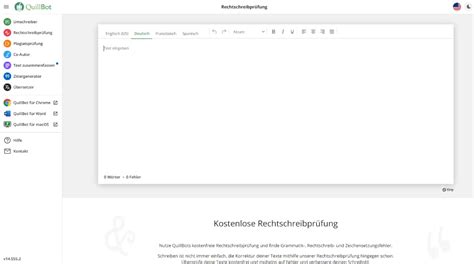Kostenlose Rechtschreibprüfung .